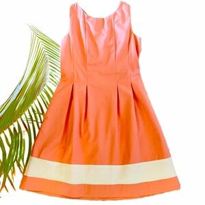 57th Street Tailored Pink Rose Sleeveless Pleated Dress Small